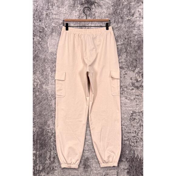 Vuori Pants Small Womens Boyfriend Cargo Sweatpant Off White DreamKnit Jogger - Picture 2 of 6